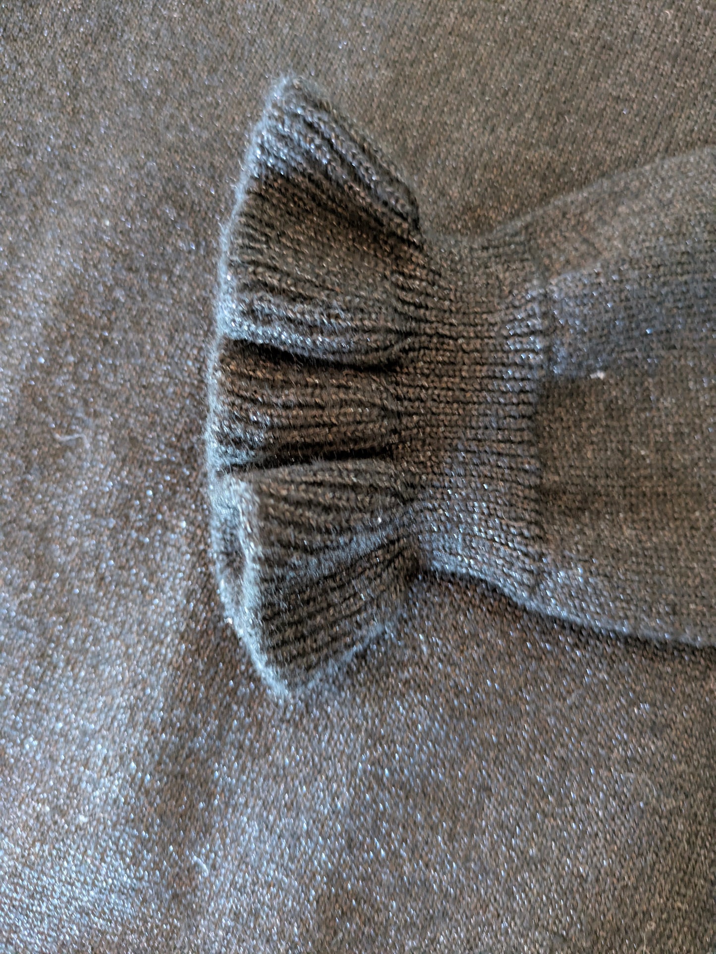 Pull laine noir