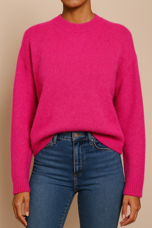 Pull rose alpaca